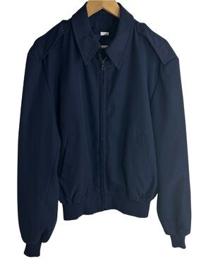 Vintage Men's Air Force Uniform Zip-Up Bomber Jacket Size